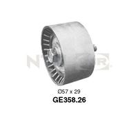 SNR GE358.26 Deflection/Guide Pulley, timing belt for ALFA ROMEO,FIAT,LANCIA