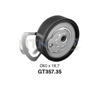SNR GT357.35 Tensioner Pulley, timing belt for SEAT,VW