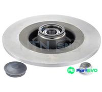 SNR REAR RIGHT LEFT 2 X BRAKE DISC KF15578U FOR RENAULT