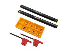SNR0012M11 + SNL0012M11 Internal and External Boring Bars Turning Tool Holder with 5pcs 11IR A60 + 5pcs 11ER A60 Threading Inserts……