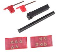 SNR0013M16 and SER1616H16 Thread Turning Tool Holders with 10pcs 11ER AG60 / 11IR AG60 Carbide Inserts for CNC Lathe