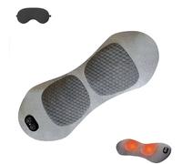 Snrtevu 3-in-1 Back Massager, 2026 Upgraded Back Massager, 3 in 1 Home Raction, Vibration & Heat, Makes It Easier for You to Move Around and Stay Active (1PC-Gray,Option-A)