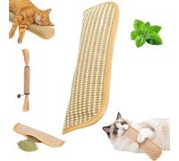 Snrtevu Catnip Kicker Pillow, Natural Sisal Catnip Pillow, Interactive Catnipz Chew Toy for Kittens & Adult Cats, Drives Bored Cats Crazy with Fun Interactive Chew (1PC,Small)