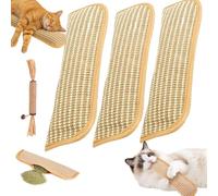 Snrtevu Catnip Kicker Pillow, Natural Sisal Catnip Pillow, Interactive Catnipz Chew Toy for Kittens & Adult Cats, Drives Bored Cats Crazy with Fun Interactive Chew (3PCS,Small)
