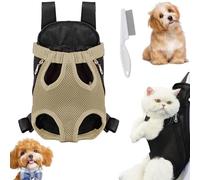 Snrtevu Furry Pawsy Carrier, Furry Pawsy Breathable Pet Travel Bag, Dog Carrier with Extendable Legs at the Front, Pet Front Chest Carriers, Pet Chest Backpack for Small Medium Dogs, Cats (D)