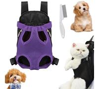 Snrtevu Furry Pawsy Carrier, Furry Pawsy Breathable Pet Travel Bag, Dog Carrier with Extendable Legs at the Front, Pet Front Chest Carriers, Pet Chest Backpack for Small Medium Dogs, Cats (F)