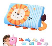 Snrtevu Sensory Pillow, Slumber Kiddies Pillow, Slumberkiddies - The Sensory Pillows for Better and Healthier Sleep, Animal Design Child Pillows for Boys Girls (C,50 * 30(Ages 6+))