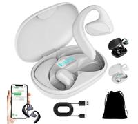 Snrtevu Sonabuds Translator, Sonabuds Translator Original, Ai Language Translation Earbuds Real Time, Real-Time 144 Language Translator, Noise Canceling, Ultra Long Endurance (WHITE)