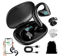 Snrtevu Sonabuds Translator, Sonabuds Translator Original, Ai Language Translation Earbuds Real Time, Real-Time 144 Language Translator, Noise Canceling, Ultra Long Endurance (BLACK)