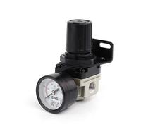 SNS Air Pressure Regulator Female Thread 1/8 NPT 0-150 PSI Adjustable, Bracket, With Gauge AR2000-N01