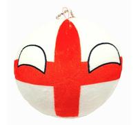 SNS Components England English St Georges Cross 10cm Countryballs Country Ball Cute Flag Cuddly Meme Ball Toy Gift
