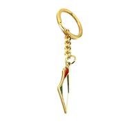 SNS Components Palestine Palestinan Map Outline Middle East Gold Country Flag Key Ring Chain Metal Enamel Keyring