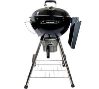 SnS Grills Patented Slow ‘N Sear® Kettle Grill with Deluxe Insert and Easy Spin Grate for Two-Zone Charcoal Grill Cooking, Low ‘N Slow Smoking and BBQing - Black 22-Inch