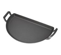 SnS Grills Slow ‘N Sear Cast Iron Drip 'N Griddle Pan 22", 3-in-1 Versatile Grill Accessory for Searing, Griddle and Drippings - Fits Weber & Similar 22” Kettle Grills