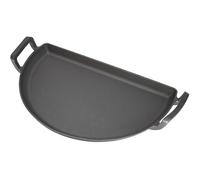 SnS Grills Slow N Sear Cast Iron Drip 'N Griddle Pan 22"" 3-in-1 Versatile Grill Accessory for Searing Griddle and Drippings - Fits Standard 22 Ket