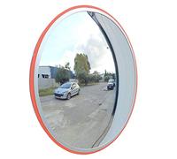 SNS SAFETY LTD Convex Traffic Mirror for Driveway, Warehouse and Garage Safety or Store and Office Security to Eliminate Blind Spots (Diameter 45 cm, with Wall Bracket)