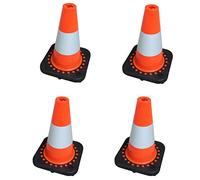 SNS SAFETY LTD TC-30Fx4 Flexible Safety Traffic Cone 30 cm (Pack of 4pcs)