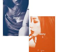 SNSD - TAEYEON [ INVU ] 3rd Album ( BLUE / ORANGE RANDOM Ver. ) ( 1ea CD+144p Photo Book +1ea Post Card+1ea Photo Card+1ea Folded Poster(On pack)+1ea STORE GIFT CARD )