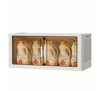 SNSP Four Tier Set Storage Box - Storage Cabinet Foldable Organiser Storage Container 48 L x 4pcs