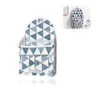 SNSYGN Bedside Caddy, Bedside Hanging Storage Canvas Hanging Storage Baskets with Hooks Canvas Bed Pocket Bunk Bed Storages Bag for Dormitory Bedroom Office