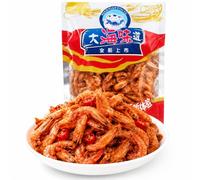 SntCrave Spicy Prawn Snack 100g | Crispy Shrimp Seafood, Savoury Bite | whole shell-on prawns, rich spicy flavour, crispy & savoury, ready to eat, ideal for office breaks, travel & movie nights
