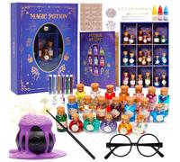 Sntieecr Magic Potion Kit for Kids, Kids Potion Making Kit with Magic Display Box, DIY 20 Mixed Wizard Potion Bottles, Potions Kit for Kid Gifts, Arts and Crafts for Kid Ages 6-8,8-10,10-12 Years