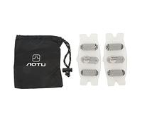 SNTSNTBOM 1 Pair Crampon Traction Cleats Anti Skid Traction Grips with 5 Spikes for Snow Hiking Jogging Climbing