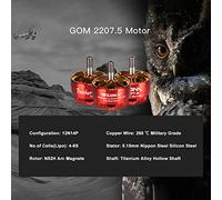 SNTSNTBOM for FPV Racing Drone Motors, Missile-Grade Enameled Silver Wire, Ultra-Low Resistivity, Small Temperature Rise, High Efficiency, N52H High Performance Rare Earth Arc Magn (1920KV)