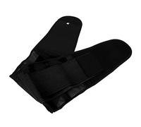 SNTSNTBOM Waist Trainer for Women and Men, Double Elastic Belt, Breathable Mesh, Lumbar Support, Posture Corrector, Back Pain Relief, Workout, Gym, Daily Wear, Slimming, Sweat WAIS (Black)