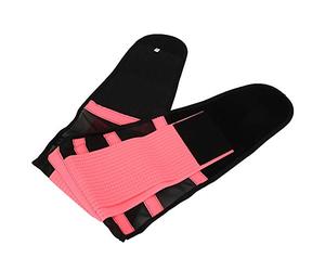 SNTSNTBOM Waist Trainer for Women and Men, Double Elastic Belt, Breathable Mesh, Lumbar Support, Posture Corrector, Back Pain Relief, Workout, Gym, Daily Wear, Slimming, Sweat WAIS (Pink)