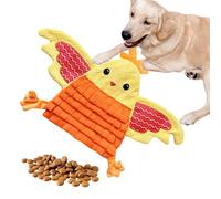 Snuffle Dog Mat, Slow Foraging Pad, 17.7 x 11.8 Inch Rug with Soft Fleece, Interactive Puzzle Toy, Sniffing Blanket with Colourful Style, Brain Booster for Indoor Boredom Relief