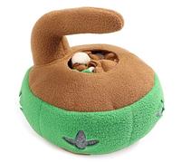 Snuffle Dog Squeak Plush Soft Chew Toy Curling Shape For Dogs Hide & Seek For Play Encouraging Foraging Skills