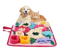 Snuffle Mat - Foldable Non-Slip Base Interactive Foraging Toy | Dog Sniff Mat - for Feeding Training Licking Sniffing Digging Exercise Indoor Enrichment