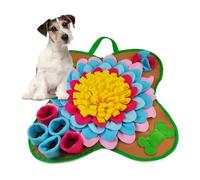 Snuffle Mat for Dogs 20x20 Inch Interactive Foraging Puzzle Blanket with Non-Slip Bottom, Foldable Pet Feeding Mat for Sniffing Slow Feeding Stress Relief Mental Stimulation