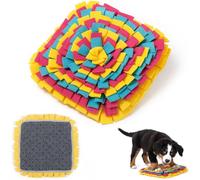 Snuffle Mat for Dogs, 35x35 Cm Interactive Dog Toy for Mental Stimulation and Slow Feeding, Puppy Snuffle Mat for Small Medium Dogs, Travel-Friendly Dog Boredom Busters