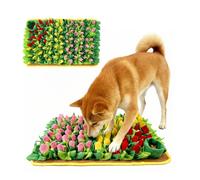 Snuffle Mat for Dogs Cats Puppies Rabbits, Tulip Floral 60x40cm | Interactive Sniff Puzzle Mat for Mental Stimulation, Slow Feeding Pet Foraging Mat, Anti Slip, Easy to Clean, 23.62''×15.75''