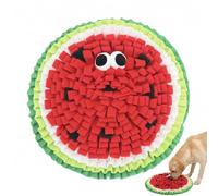 Snuffle Mat for Dogs Encourages Natural Foraging Skills Cute Fruit Watermelon Design Slow Feeding Training Relieve Boredom Interactive Dog Toys Suitable for Large Medium Small Dog