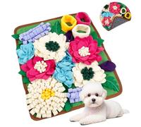 Snuffle Mat for Dogs - Folding Non-Slip Base Dispenser Foraging - Pet Snuffle Mat | for Training Feeding Licking Sniffing Digging Exercise Indoor Enrichment (Green)