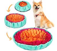 Snuffle Mat for Dogs - Interactive Dog Enrichment Toy, Adjustable Foraging Mat for Slow Feeding & Mental Stimulation, 17"x17" Large Sniff Mat for All Breeds