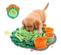 Snuffle Mat for Dogs, Interactive Slow Feeding Mat for Small Medium Dogs, Pet Enrichment Sniffing Game, Non-Slip Dog Puzzle Toy for Stress Relief and Training
