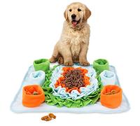 Snuffle Mat for Dogs Interactive Sniff Mat Slow Feeding and Keep Busy Snuffle Toys for Foraging Skill Development Anxiety Relief and Mental Stimulation, Machine Washable