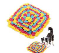 Snuffle Mat for Dogs Small 35x35cm Interactive Foraging Pad with Non Slip Base for Puppy Small Pets Boredom Relief
