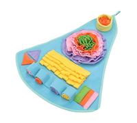 Snuffle Mat for Dogs - Space-shaped Learning Feeder, Hidden Food Puzzle | Durable Creative Modern Design, Interactive Slow Eating Toy for Cats, Rabbits, Puppies