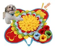 Snuffle Mat for Small and Medium Dogs, 2 in 1 Portable Interactive Nose Smell Training Sniffing Pad with Puzzle Toys for Boredom Stimulating Slow Eating and Keep Busy Multicolor (Muilticolor)