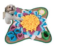 Snuffle Mat for Small and Medium Dogs, 2 in 1 Portable Interactive Nose Smell Training Sniffing Pad with Puzzle Toys for Boredom Stimulating Slow Eating and Keep Busy Multicolor (Grey)