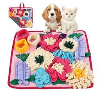 Snuffle Mat Small Dogs, Foldable Non Slip Base, Interactive Foraging Toy with Sturdy Material, Dog Sniff Mat with Soft Fabric, Pet Toys, Training Play Kit for Feeding Licking Sniffing Digging