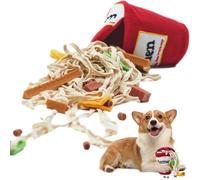 Snuffle Toy - 5 Inch Sniff Trainer | Plush Fabric Toy - Seek Sound Squeak Training Fun Nose Work Puzzle Stimulate Dogs Mental Activity Indoor Play Stress Relief Entertainment