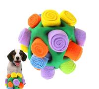 Snuffle Treat Ball - Durable Pet Sniff Toy, Interactive Reward Dispenser, Washable Training Device, Engaging Canine Puzzle Game Activity | Treat Dispensing Ball for Indoor Outdoor Play Exercise