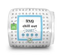 Snug Chill Out Summer Single Duvet - 4.5 Tog Lightweight Summer Quilt Comforter Duvet for Night Sweats Warm Nights Hot Sleepers - Hypoallergenic Machine Washable and Eco Friendly - Single - 200x135cm