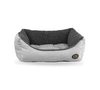Snug and Cosy Pets Polka Dot Bed Grey - XXLarge 42" - Grey